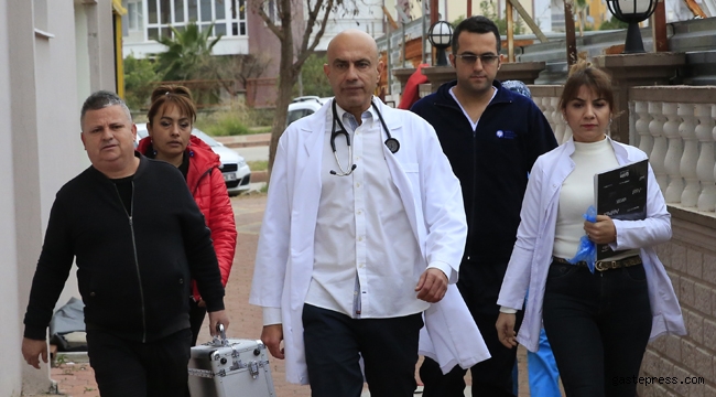 Antalya Büyükşehir'den Evde bakım hizmeti insanları mutlu ediyor!