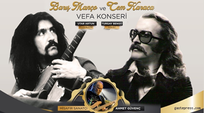 Başkent Ankara'da Anadolu Rock Duayenlerine Vefa Konseri!