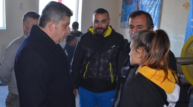 Bünyan Belediye Başkanı Özkan Altun, Bünyan Halter Takımını ziyaret etti!