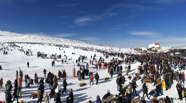 Erciyes'e Ziyaretçi Akını