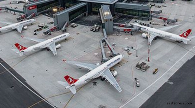 İstanbul Havalimanı'nda fırtına nedeniyle çok sayıda sefer iptal edildi!