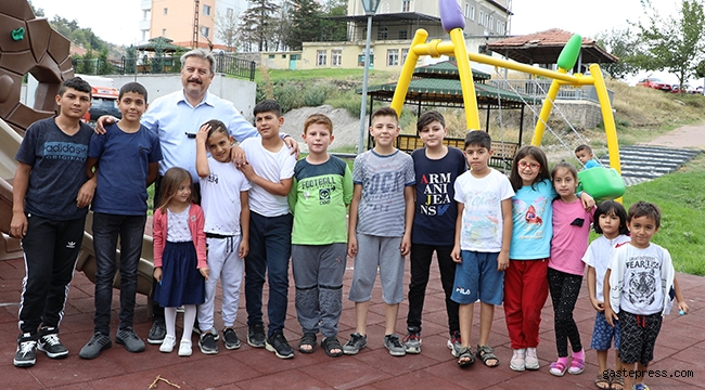 Kayseri Melikgazi Belediyesin'den Yarıyıl Tatilinde Çocuklara Güvenli ve Donanımlı Parklar