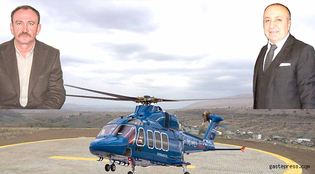 Kayseri'nin Pınarbaşı İlçesinin Gürleğen Köyüne Helikopter Pisti Yapıldı
