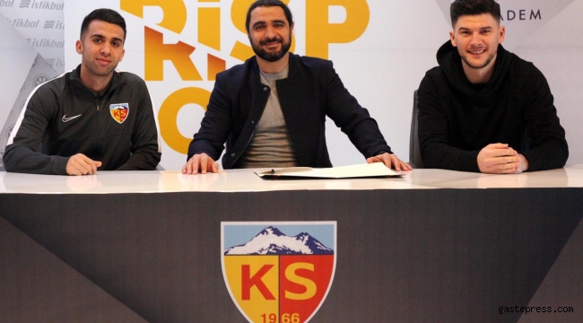 Kayserispor, Emre Taşdemir ve Cristian Sapunaru'ya imzayı attırdı