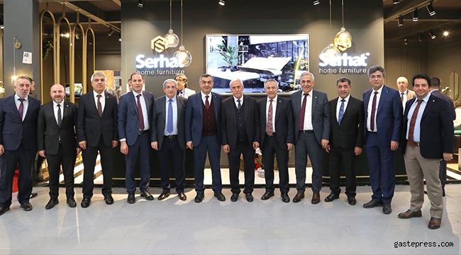 KAYSO İMOB’a katılan Kayserili firmaları ziyaret etti