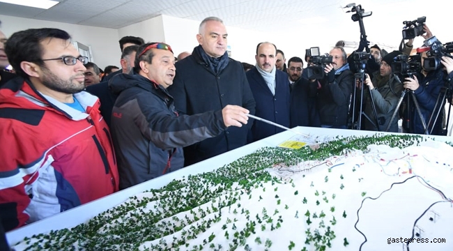 Kültür ve Turizm Bakanı Nuri Ersoy, Konya Aladağ'da İncelemelerde Bulundu!