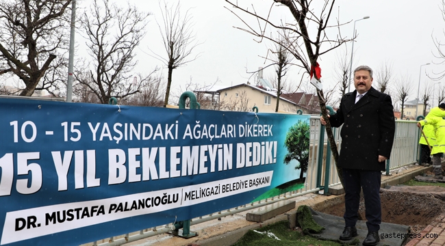 Melikgazi Belediyesi Gazetecilere özel Ağaç dikimi yapacak!