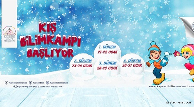 Sömestr Tatilinde Bilim Kampı