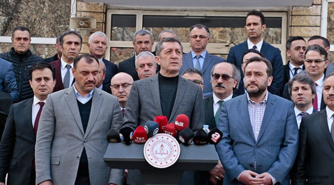 Bakan Selçuk: Yarın Elazığ'da okul zili çalacak