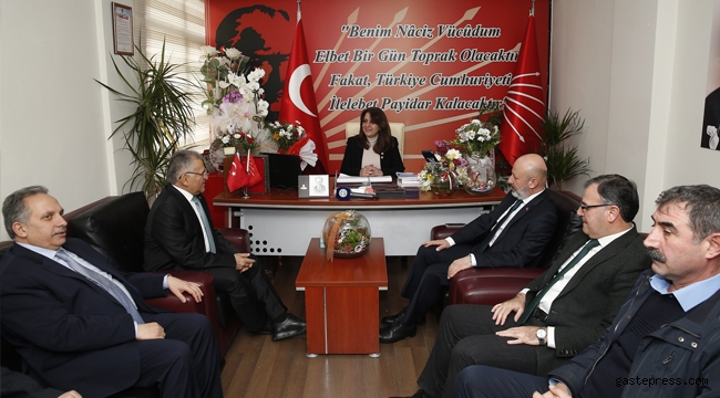 Başkan Büyükkılıç, CHP ve İyi Parti İl Başkanlıklarını ziyaret etti!