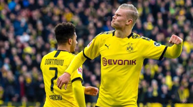 Haaland'lı Dortmund, sahasında Union Berlin'i 5-0 yendi