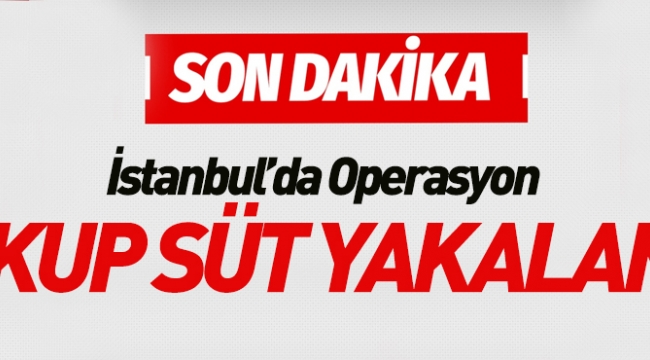 İstanbul'daki operasyon: Yakup Süt gözaltına alındı