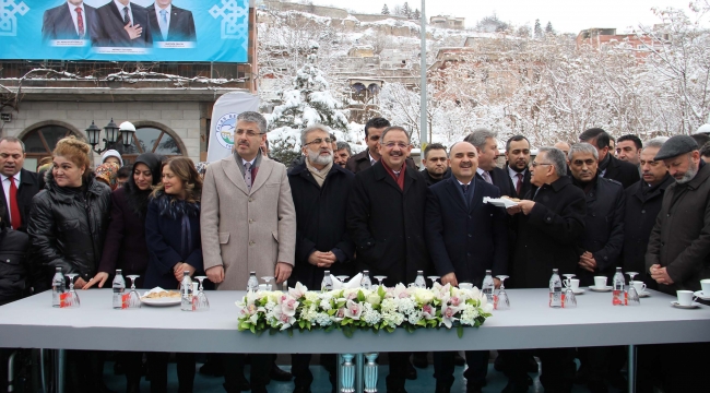 Kayseri Talas'ta yüz ağartan projeler törenle hizmete açıldı