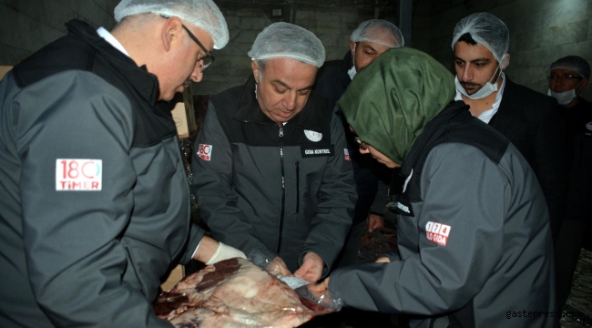 Kayseri'de gıda denetim seferberliğinde et ürünleri denetlendi