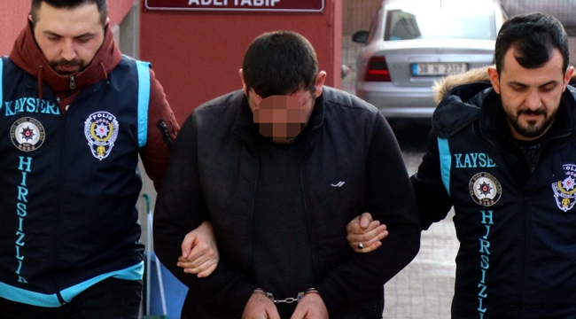 Kayseri'de Sadaka kutusu hırsızı yakalandı!