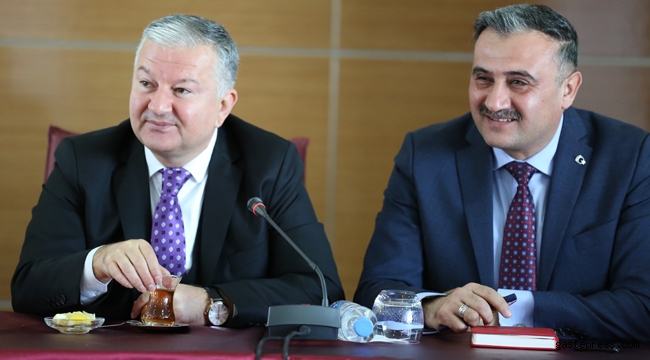 Kayseri Develi'de Şubat Ayı Muhtarlar Toplantısı yapıldı!