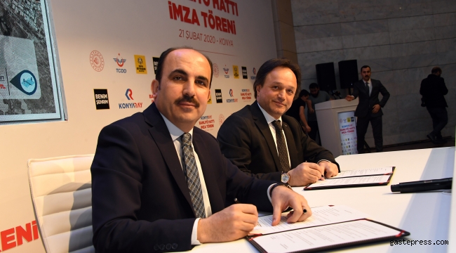 KONYARAY Banliyö Hattı'nda İmzalar Atıldı