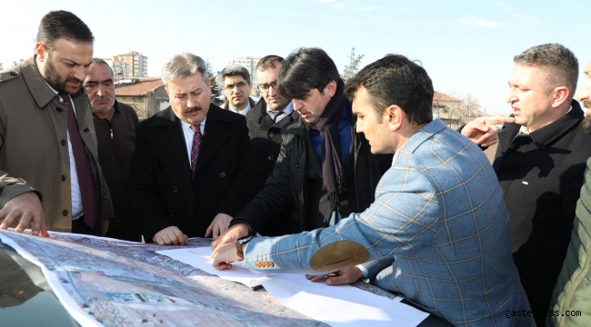 Melikgazi Belediyesi'nden Hulusi Akar Bulvarına Bağlantı Yolu