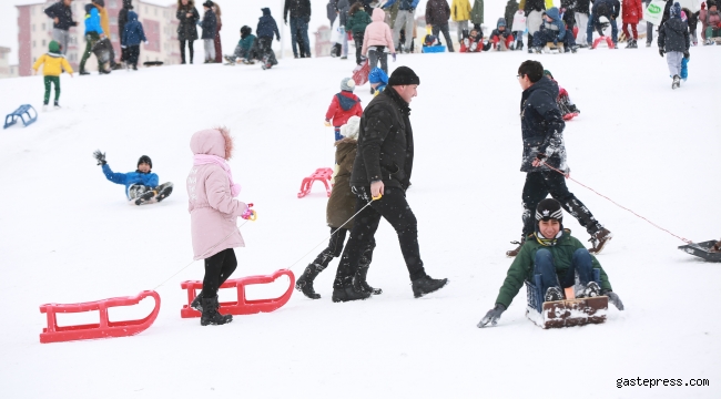 Talas Belediyesi Temizledi Doğal Kayak Pisti Oldu