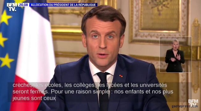 Fransa Cumhurbaşkanı Macron açıkladı: Fransa'dan yeni corona virüs önlemi!