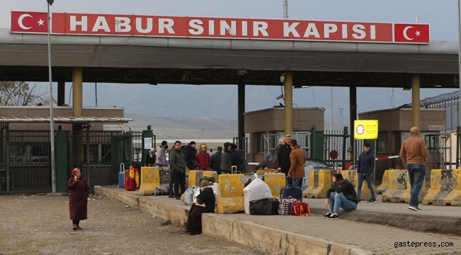 Habur Sınır Kapısı, 'Koranavirüs' tehdidi nedeniyle kapatıldı!