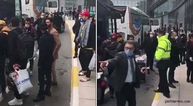 İstanbul Havalimanı'nda bekletilen yabancı yolcular otobüslerle Karabük'e gönderildi