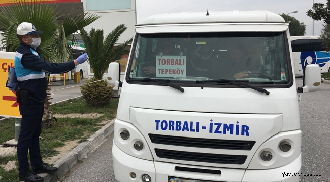 İzmir Büyükşehir'den minibüs esnafına destek!