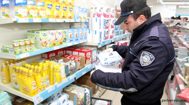 Kayseri Talas'ta Faiş Fiyat Denetimi