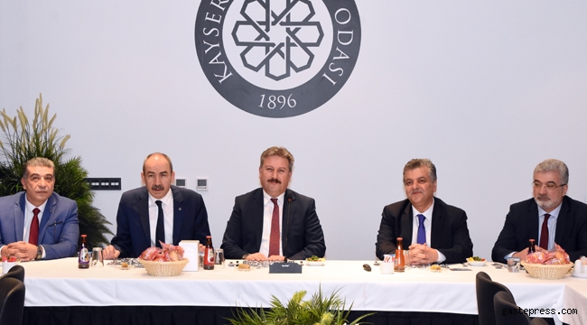 Kayseri Ticaret Odası’nda Kazancılar Çarşısı'nın Yeni Projesi Tanıtıldı!