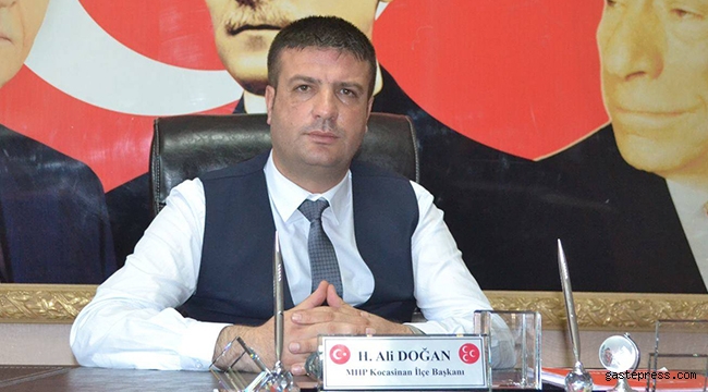 Milliyetçi Hareket Partisi Kocasinan İlçe Başkanı Hacı Ali Doğan, icra edilecek olan “Miraç Kandili” dolayısıyla bir kutlama mesajı yayınladı.