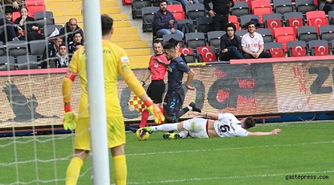 Trabzonspor Gaziantep'te takıldı ve yara aldı!