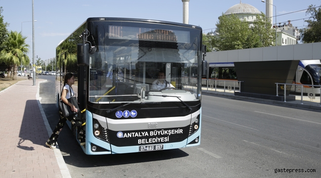 Antalya'da Toplu ulaşımda sokağa çıkma yasağı düzenlemesi!
