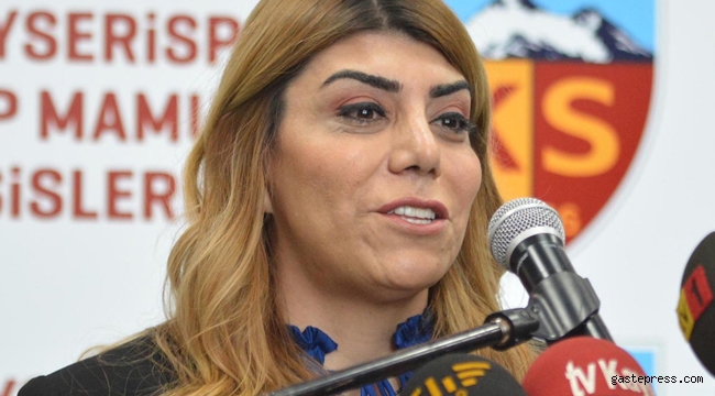 Hes Kablo Kayserispor'da Başkan Berna Gözbaşı: Ligden düşme kalksın demek bana yakışmaz!