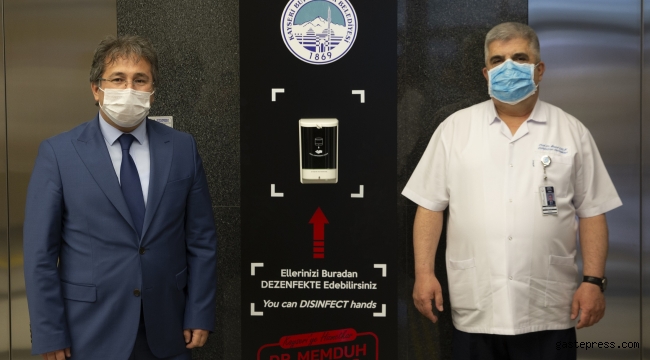 İl Sağlık Müdürü Benli ve Bilim Kurulu Üyesi Çelik Başkan Büyükkılıç’a teşekkür etti