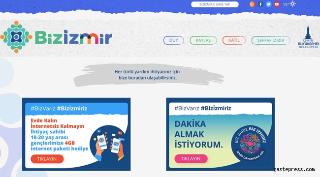 İzmir Büyükşehir’den Öğrencilere internet paketi!