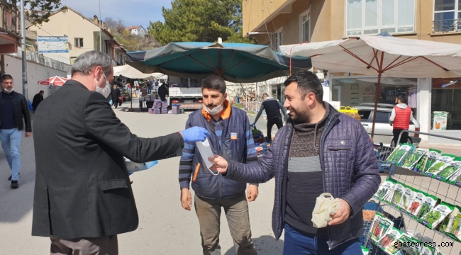 Kayseri Bünyan Belediyesi Ücretsiz Maske Dağıtımına Aralıksız Devam Ediyor.