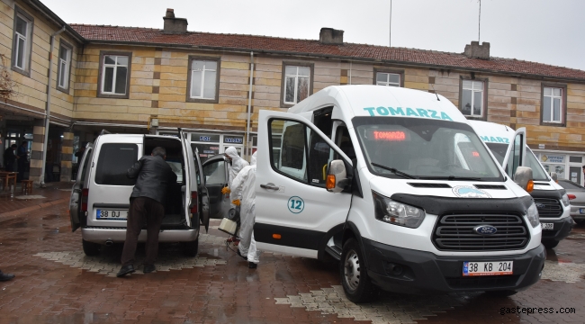 Kayseri Büyükşehir'den İlçelere 25 Bin Litre Dezenfeksiyon İlacı