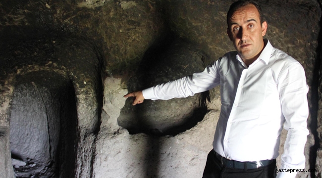Kayseri'de köylüler üzüm hasadı sırasında yer altı şehri buldu!