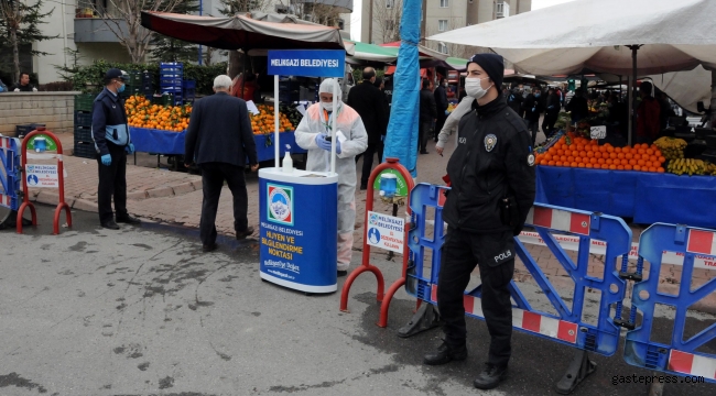 Kayseri'de pazar yerinde denetim
