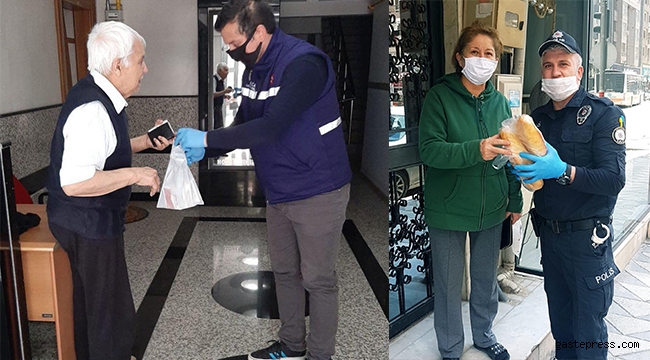 Kayseri'de Vefa Sosyal Destek grubu vatandaşlar için seferber oldu