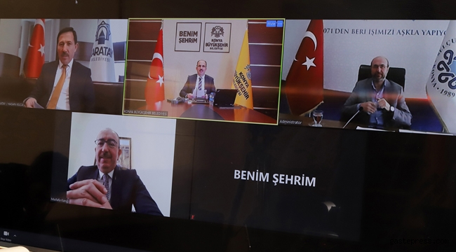 Konya'da Başkan Altay İlçe Belediye Başkanlarıyla Görüştü!