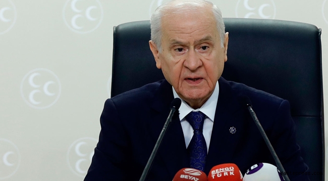 MHP Lideri Devlet Bahçeli'den Ankara Barosu'na sert tepki!
