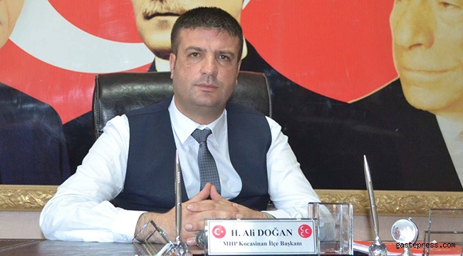 Milliyetçi Hareket Partisi Kocasinan İlçe Başkanı Hacı Ali Doğan, Berat Kandili dolayısıyla bir kutlama mesajı yayınladı