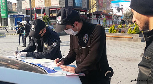 Sokağa çıkma yasağına uymayanlara cezalar kesilmeye başlandı!