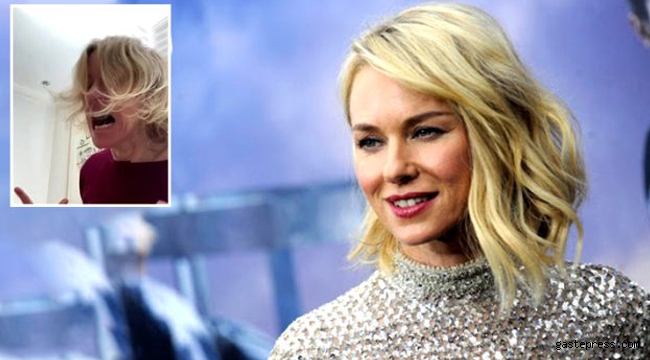 Ünlü İngiliz oyuncu Naomi Watts, karantinada sinir krizi geçirdi!