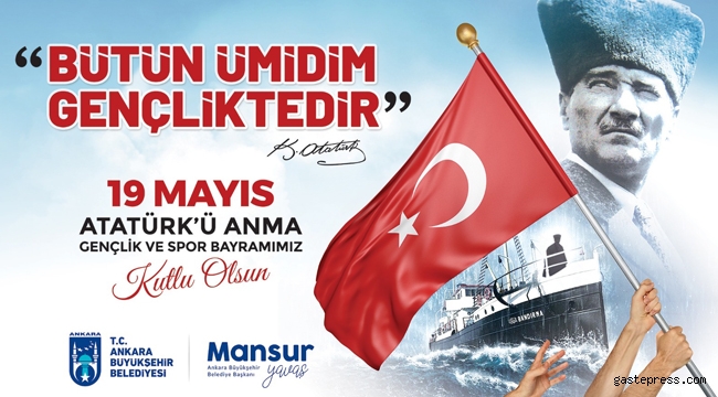Ankara Büyükşehir 19 Mayıs Coşkusunu Evlere Taşıyor!
