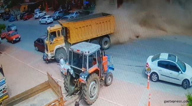 Freni boşalan kamyon, ortalığı savaş alanına çevirdi: 5 yaralı