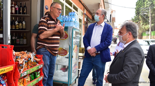 İzmir Bornova Çamdibi’nde esnafa moral turu!
