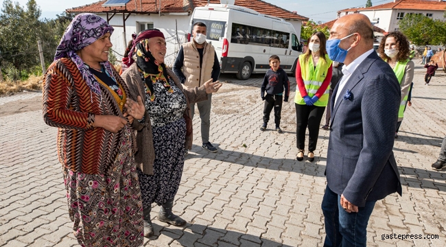 İzmir'de Başkan Tunç Soyer Kınık’ı ziyaret etti!