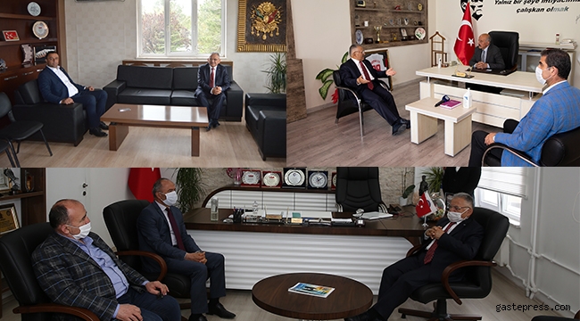 Kayseri Büyükşehir Belediye Başkanı Üç İlçeyi Ziyaret Etti.